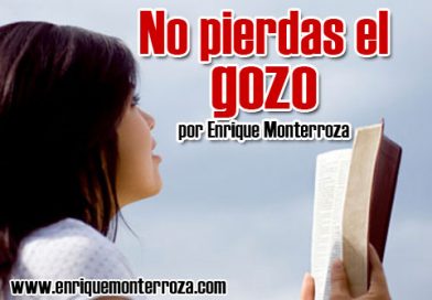No pierdas el gozo